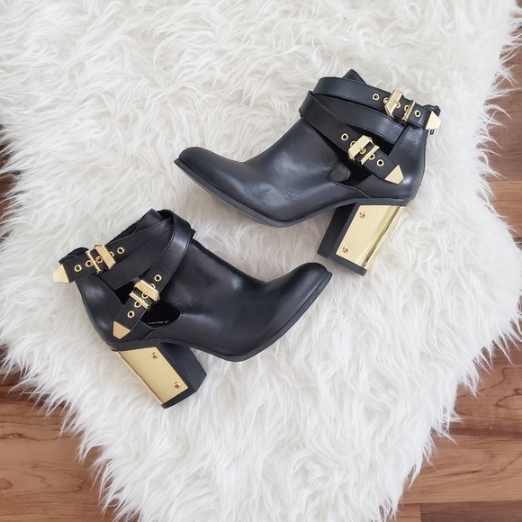 Shoemint Shoes - Gold Plated Boots